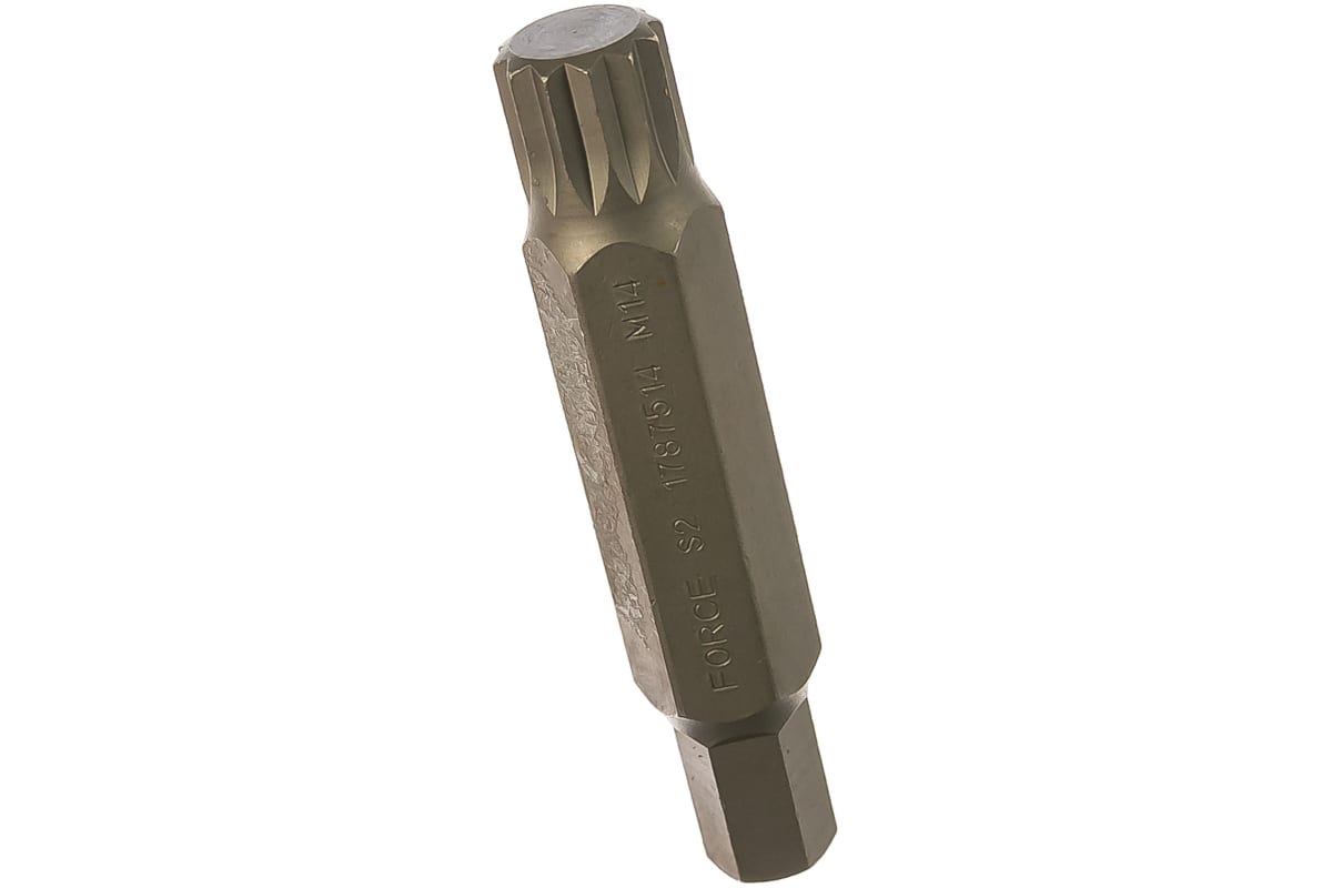 

FORCE 1787514 Бита 10 мм Spline M14 удл.