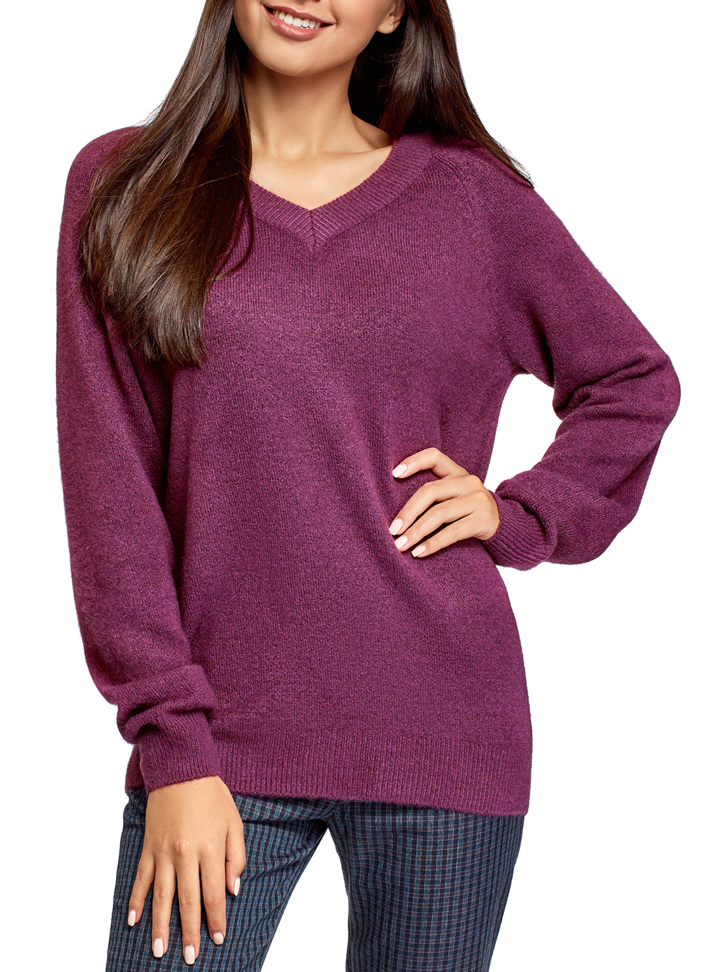 Фиолетовый Свитер Женский Купить