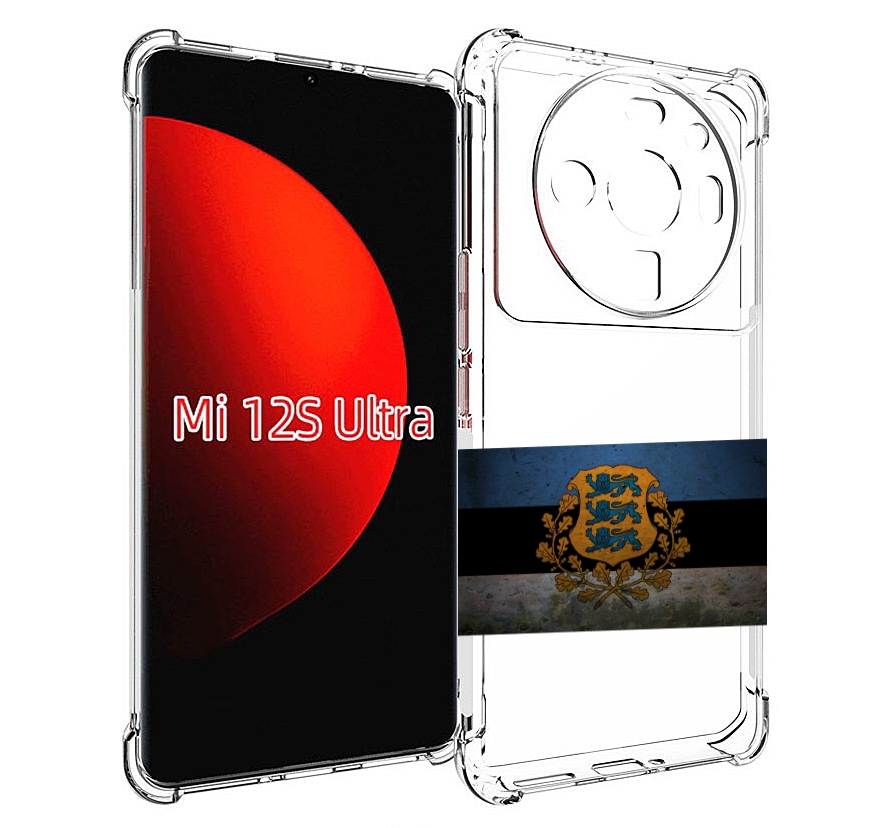 

Чехол MyPads герб флаг эстонии-1 для Xiaomi 12S Ultra, Прозрачный, Tocco
