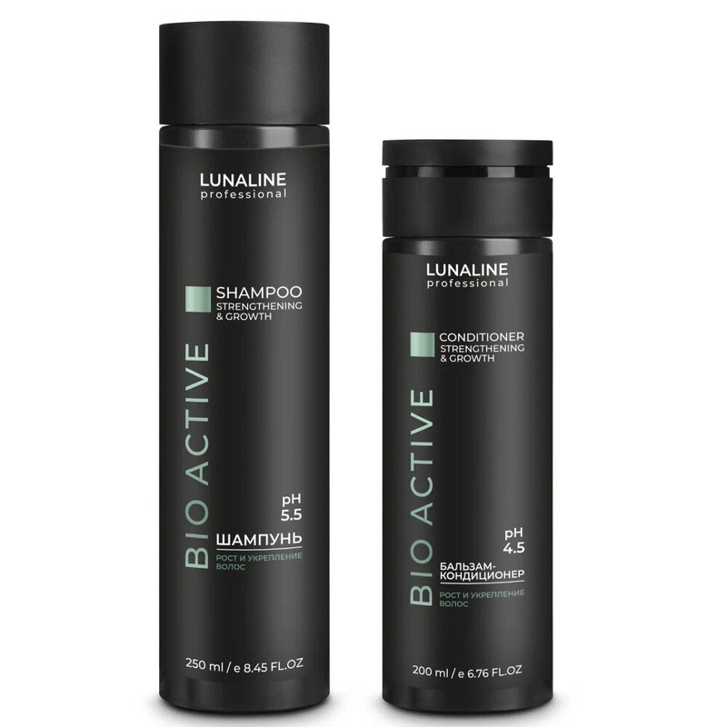 Набор Средств Для Волос Lunaline Bio Active Шампунь Бальзам набор ecolatier шампунь 600мл бальзам 400мл восстанавливающий для поврежденных волос