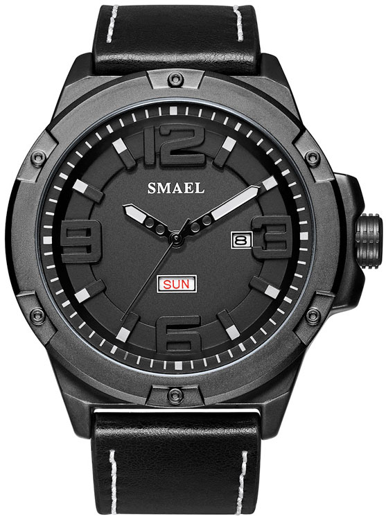 Наручные часы мужские SMAEL SL1313BWBBWLS черные
