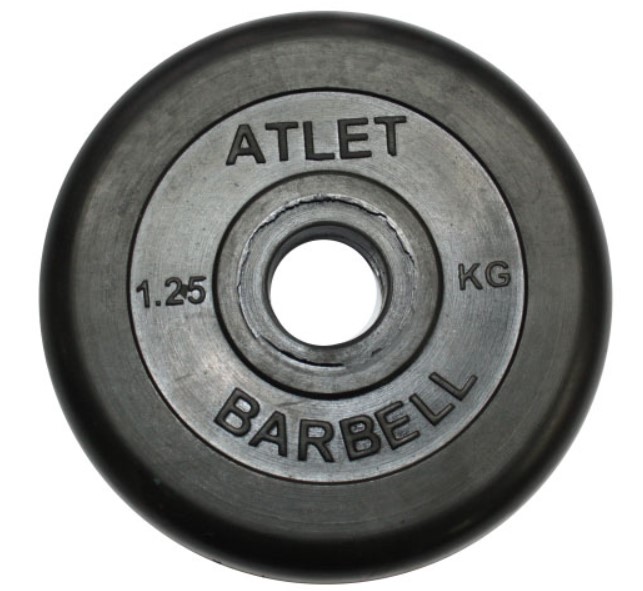 

Диск MB Barbell MB-AtletB51-1,25, Черный, MB-AtletB51-1,25