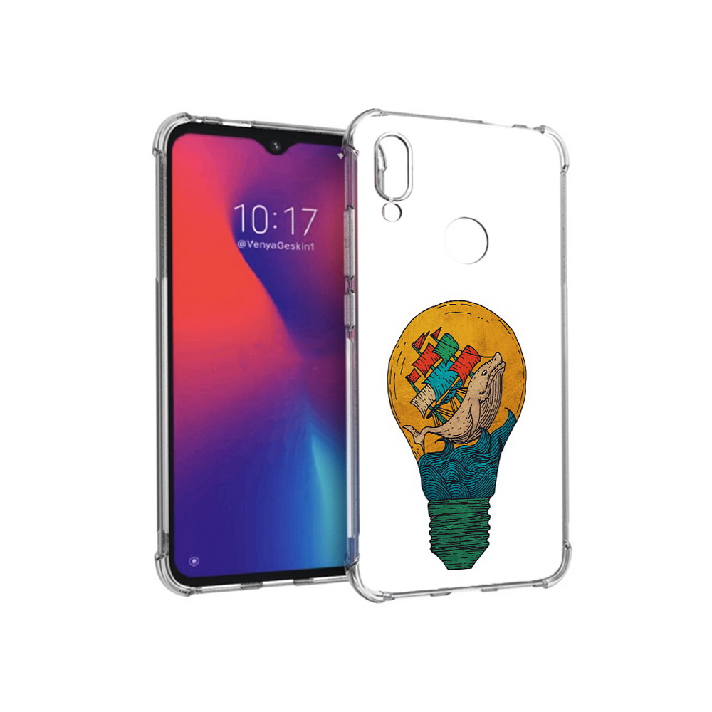 Чехол MyPads Tocco для Xiaomi Redmi Note 7 кит в лампочке с парусами (PT125338.275.387)