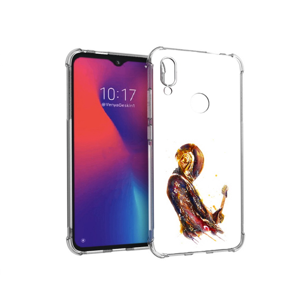 

Чехол MyPads Tocco для Xiaomi Redmi Note 7 космо-музыкант (PT125338.275.393), Прозрачный, Tocco