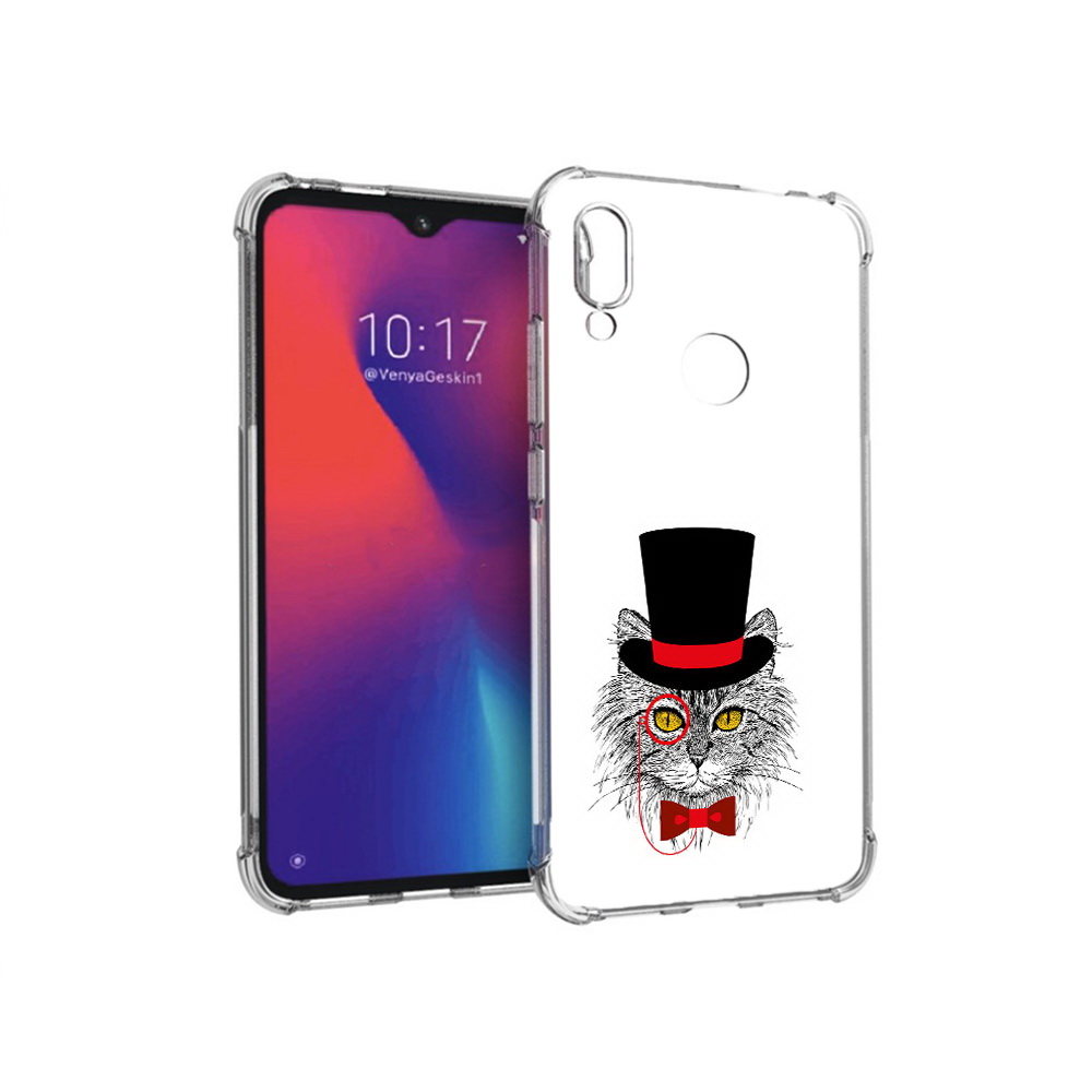 Чехол MyPads Tocco для Xiaomi Redmi Note 7 кот в шляпе (PT125338.275.397)