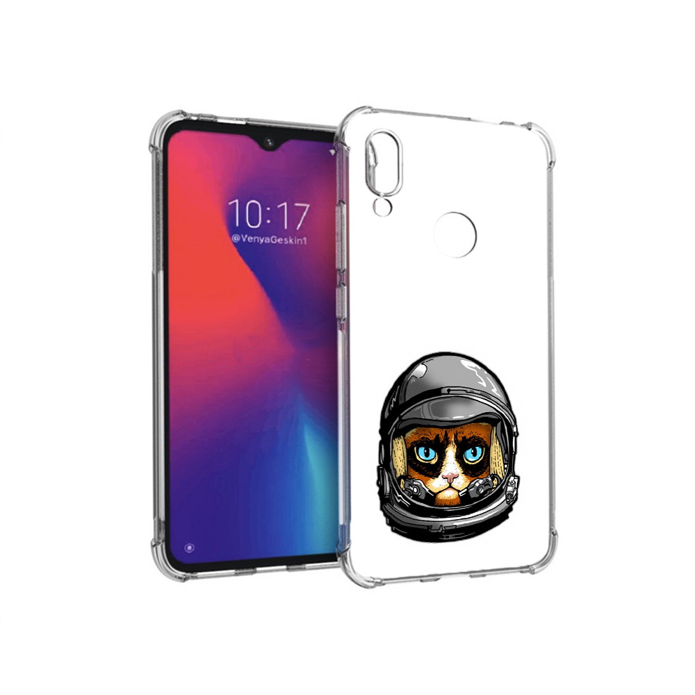 

Чехол MyPads Tocco для Xiaomi Redmi Note 7 кот космонавт (PT125338.275.400), Прозрачный, Tocco
