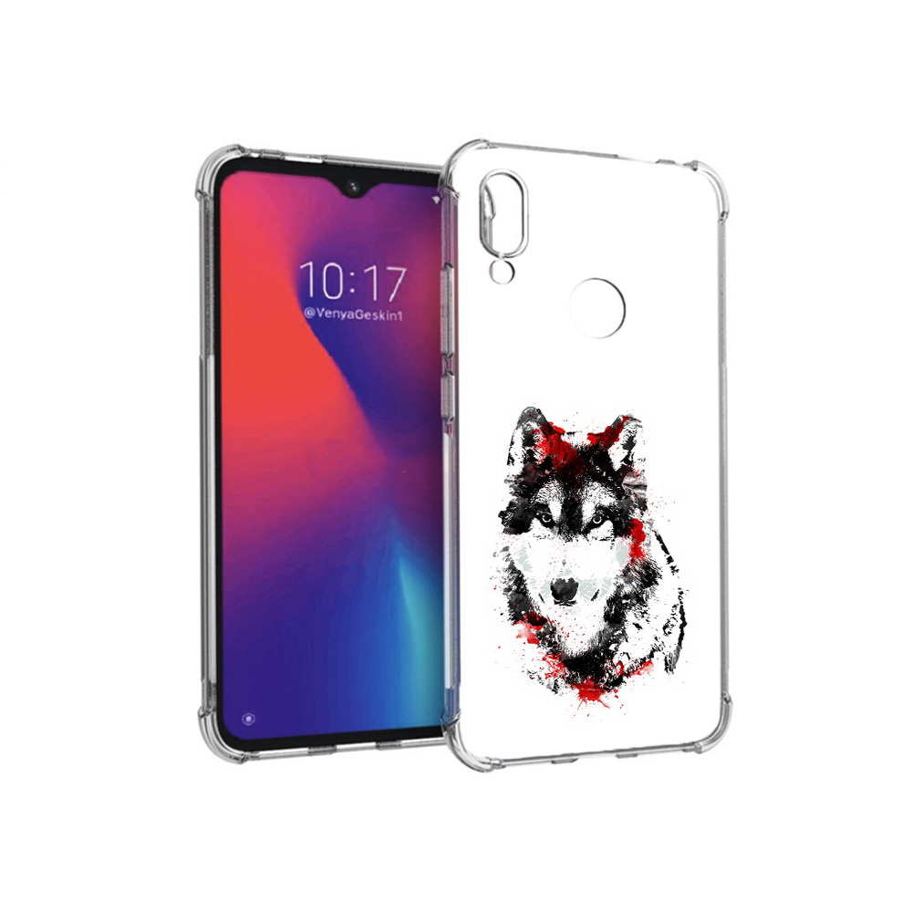

Чехол MyPads Tocco для Xiaomi Redmi Note 7 кровавый волк (PT125338.275.416), Прозрачный, Tocco