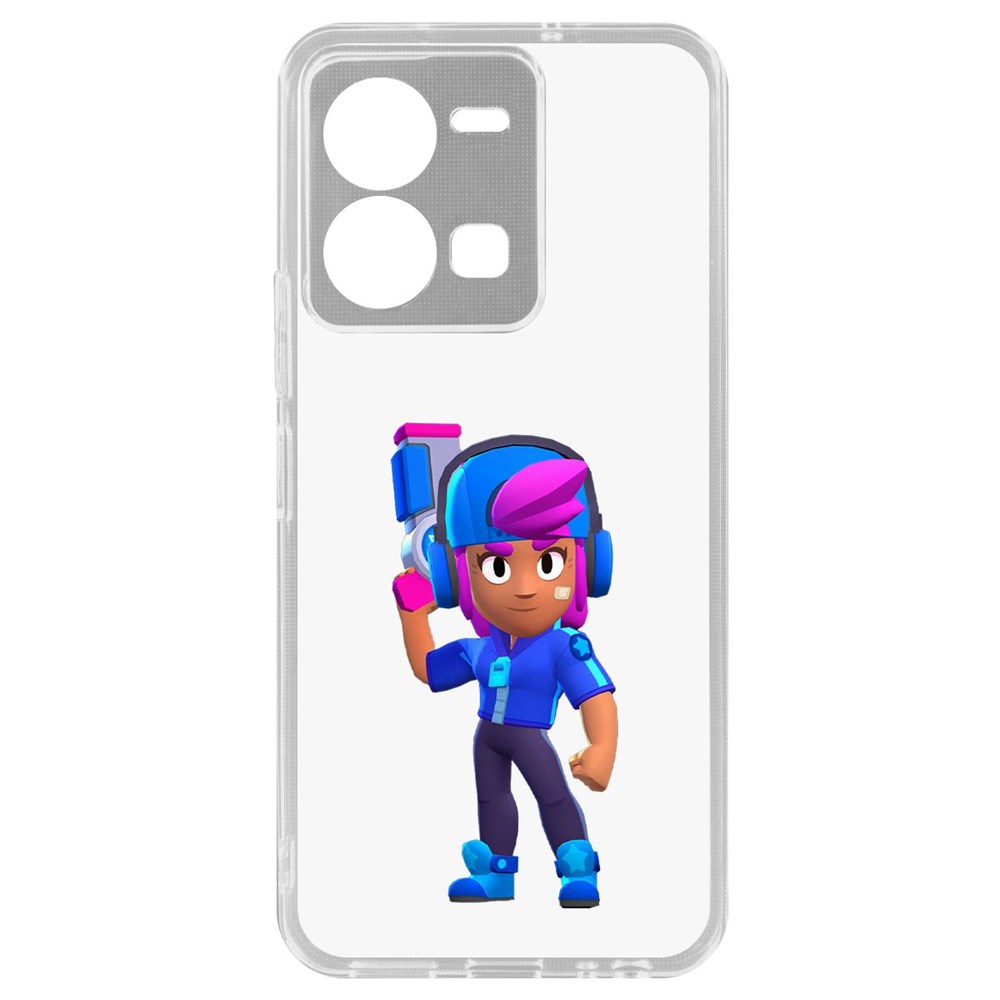 

Чехол-накладка Brawl Stars-Звёздная Шелли для Vivo Y35