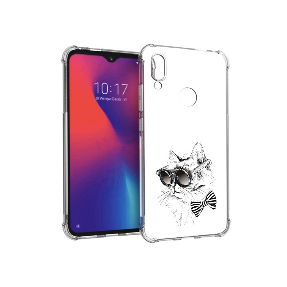 

Чехол MyPads Tocco для Xiaomi Redmi Note 7 крутая кошка в очках (PT125338.275.421), Прозрачный, Tocco