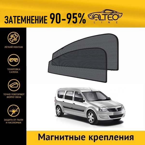 

Автошторки ALTEO на Dacia Logan MCV, 1рестайлинг (2009-2013) универсал