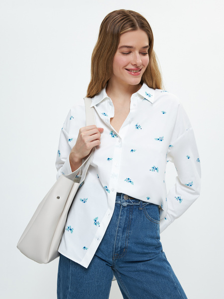 

Блуза женская ZARINA 3123126326 белая M, 3123126326