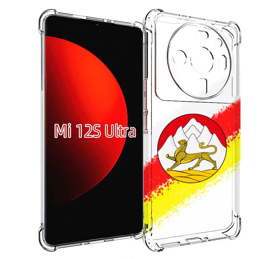 

Чехол MyPads герб флаг южная осетия для Xiaomi 12S Ultra, Прозрачный, Tocco