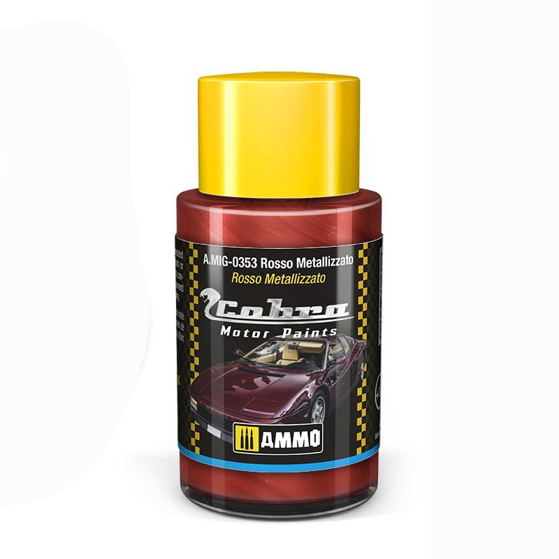 

Акриловая краска Ammo Mig Cobra Motor Красный Металлик AMIG0353