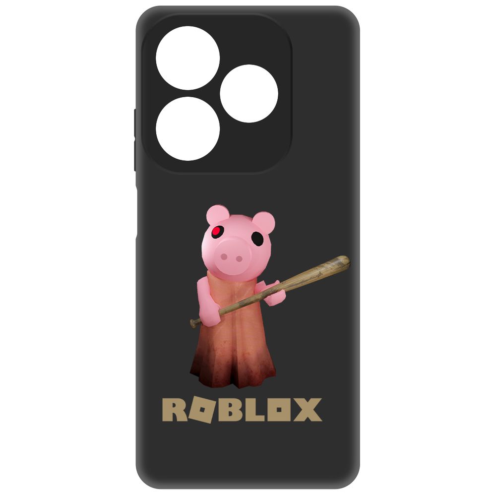 

Чехол-накладка Krutoff Soft Case Roblox-Пигги для INFINIX Smart 8 Pro черный