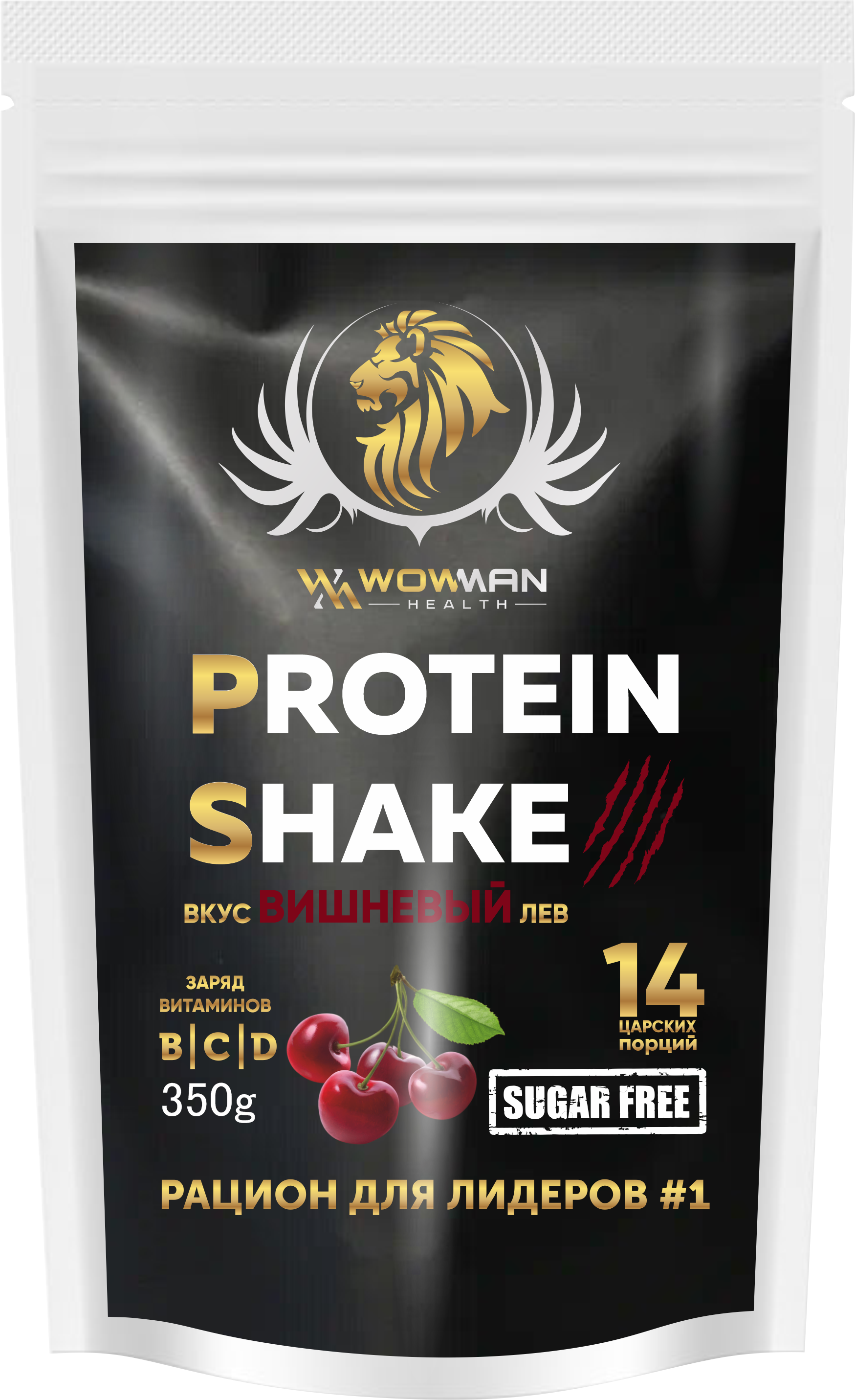 Протеин WowMan WMNN1005 Protein Shake со вкусом вишня