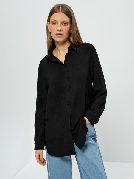 

Блуза женская ZARINA 3224137337 черная XS, Черный, 3224137337