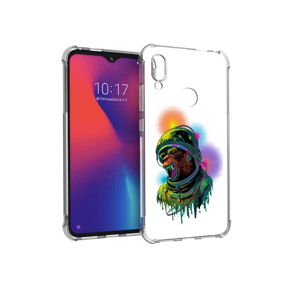 

Чехол MyPads Tocco для Xiaomi Redmi Note 7 медведь космонавт (PT125338.275.466), Прозрачный, Tocco