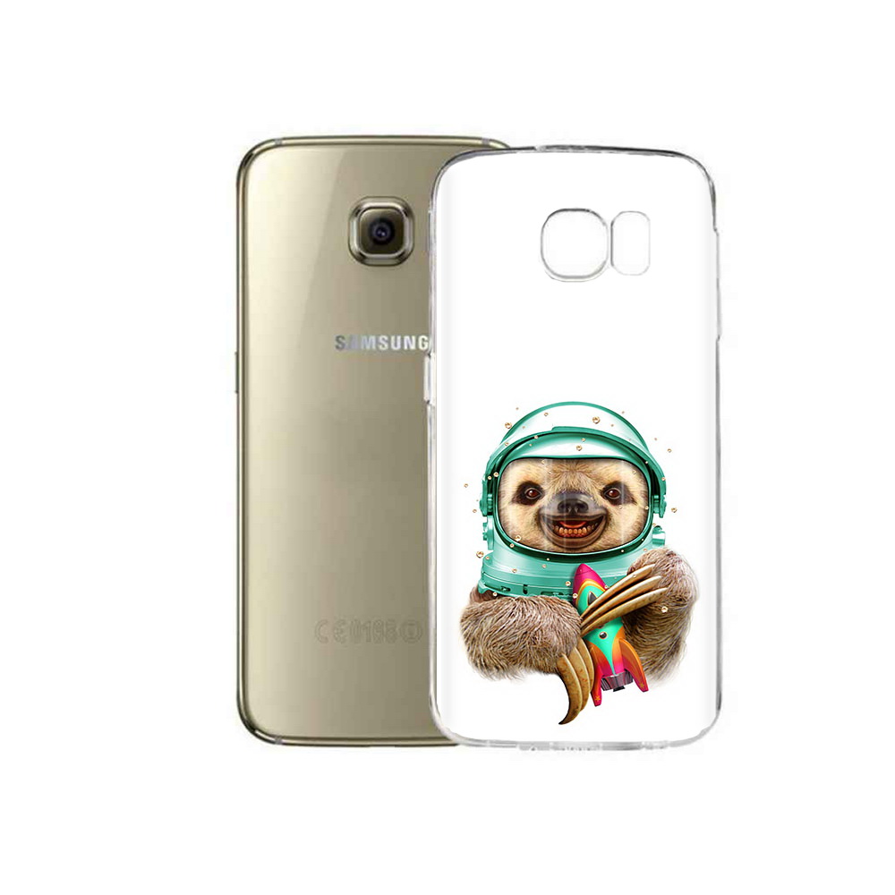 

Чехол MyPads Tocco для Samsung Galaxy C5 Pro Ленивец астронавт (PT61139.577.104), Прозрачный, Tocco