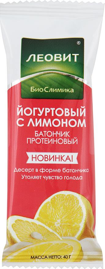 

Батончик Леовит БиоСлимика протеиновый йогуртный с лимоном 40 г