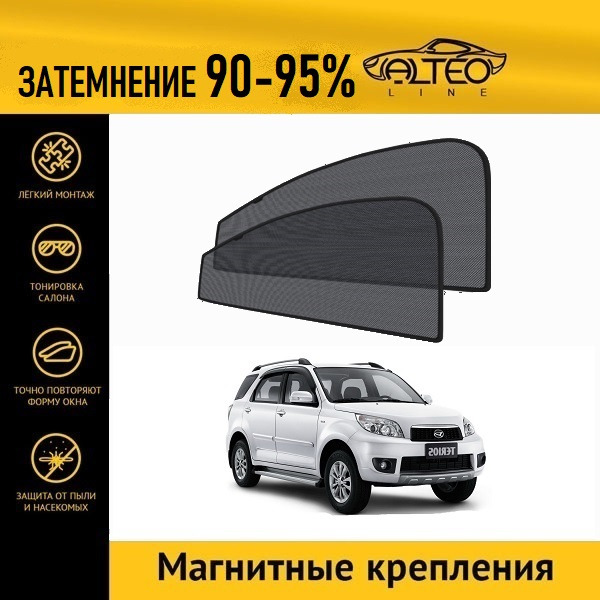 

Автошторки ALTEO на Daihatsu Terios 2 рестайлинг (2009-н.в.)
