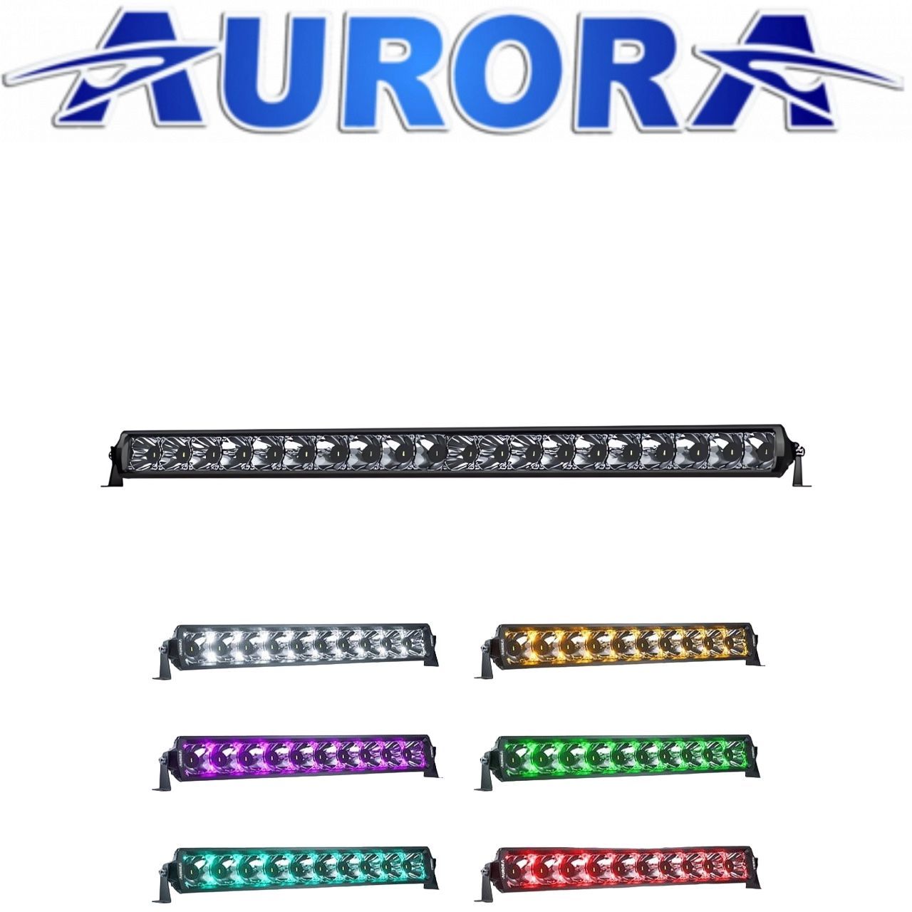 Светодиодная балка Aurora 60 диодов 300 Ватт ALO-D6T-40-P23Q Дальний свет RGB подсветка 24277₽