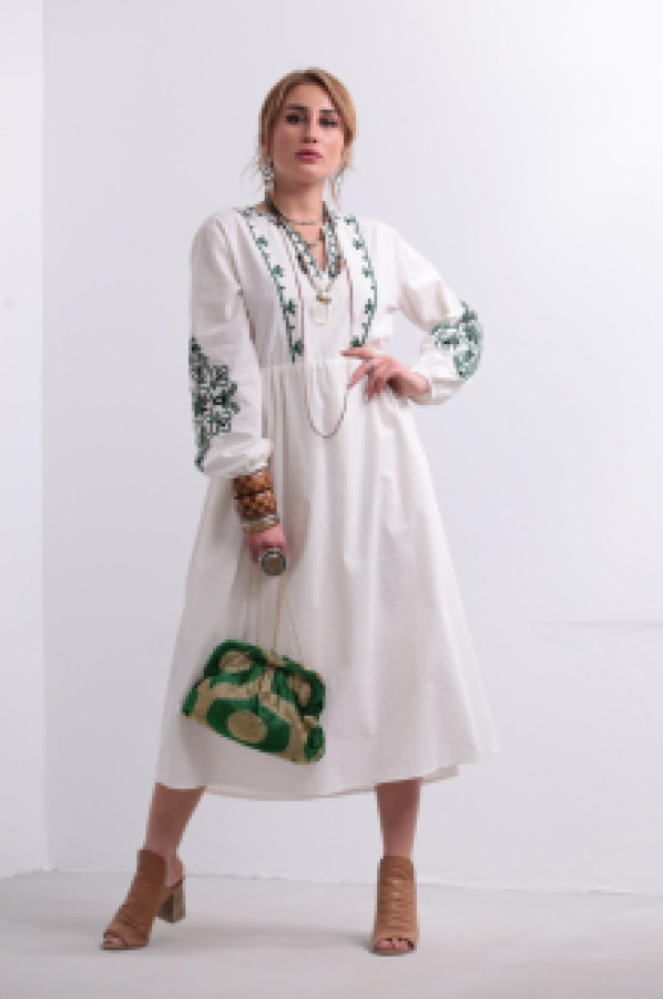 

Платье женское Saman Butik 17753 белое L (доставка из-за рубежа), Белый, 17753