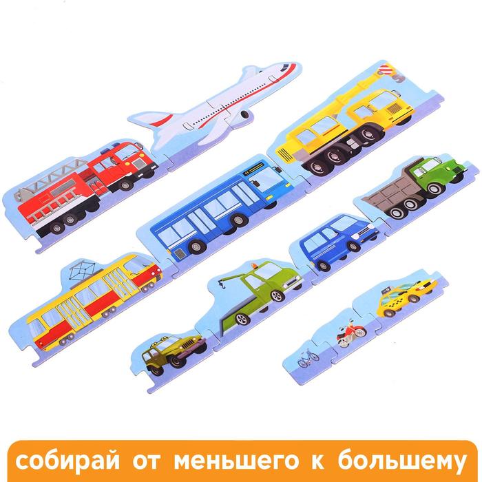 

Пазл Puzzle Time Транспорт От меньшего к большему 13эл 5144317, 5144317-1