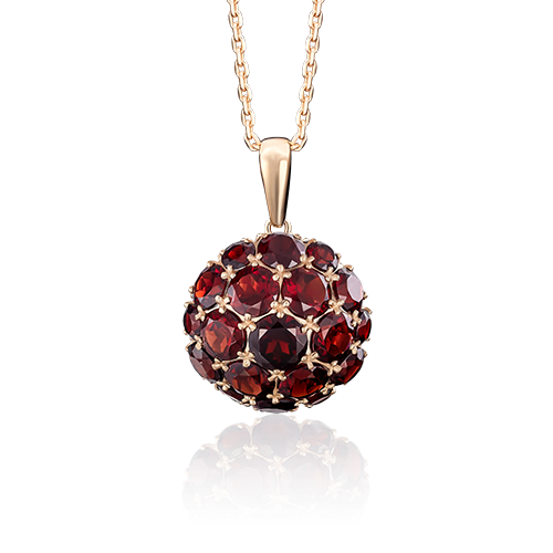 

Кулон из красного золота PLATINA jewelry 03-2277-00-204-1110-46, гранат, 03-2277-00-204-1110-46