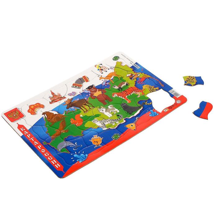 

Рамка-пазл Puzzle Time Карта России 42эл 5373486, 5373486-1