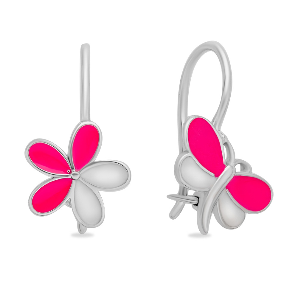 

Серьги из серебра 585Gold 902000839, эмаль, 902000839