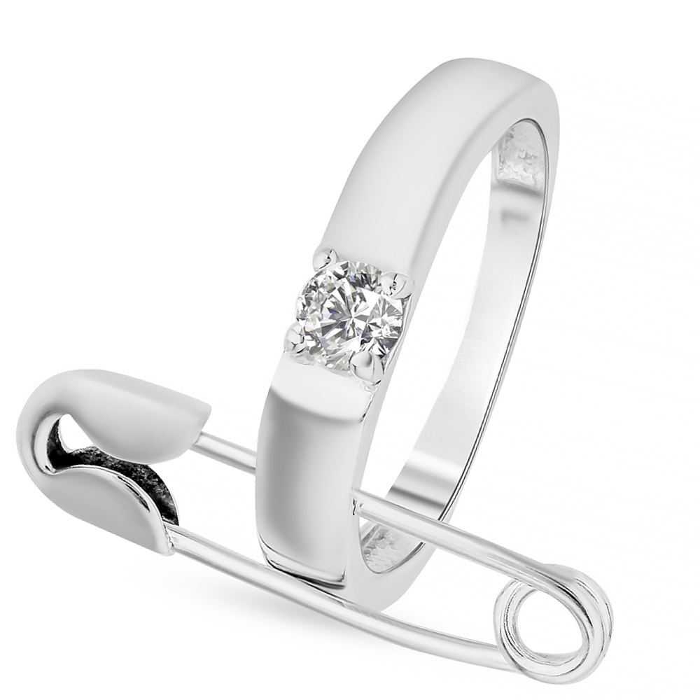 

Кольцо из серебра с фианитом р.  585Gold 701012796, 701012796