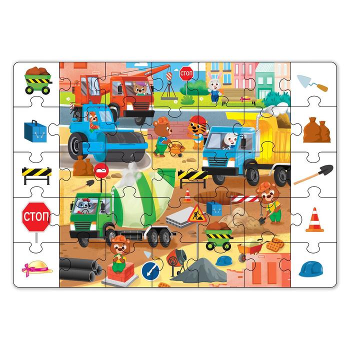 

Пазл Puzzle Time Стройка 35эл 5505618, 5505618-1