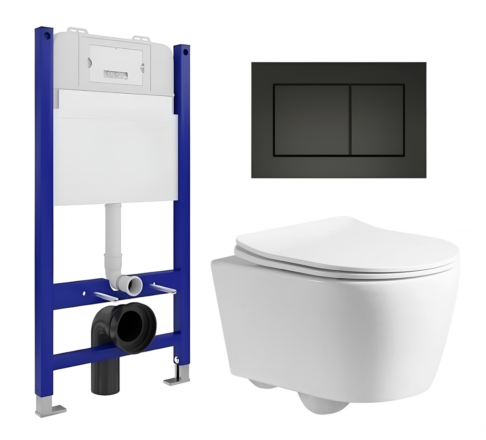 

Комплект: инсталляция Enio Tecnico + унитаз Sella PP + кнопка черная матовая, 550226