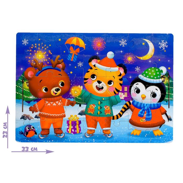 

Пазл Puzzle Time Ура! Новый год! 35эл 5800958, 5800958-1