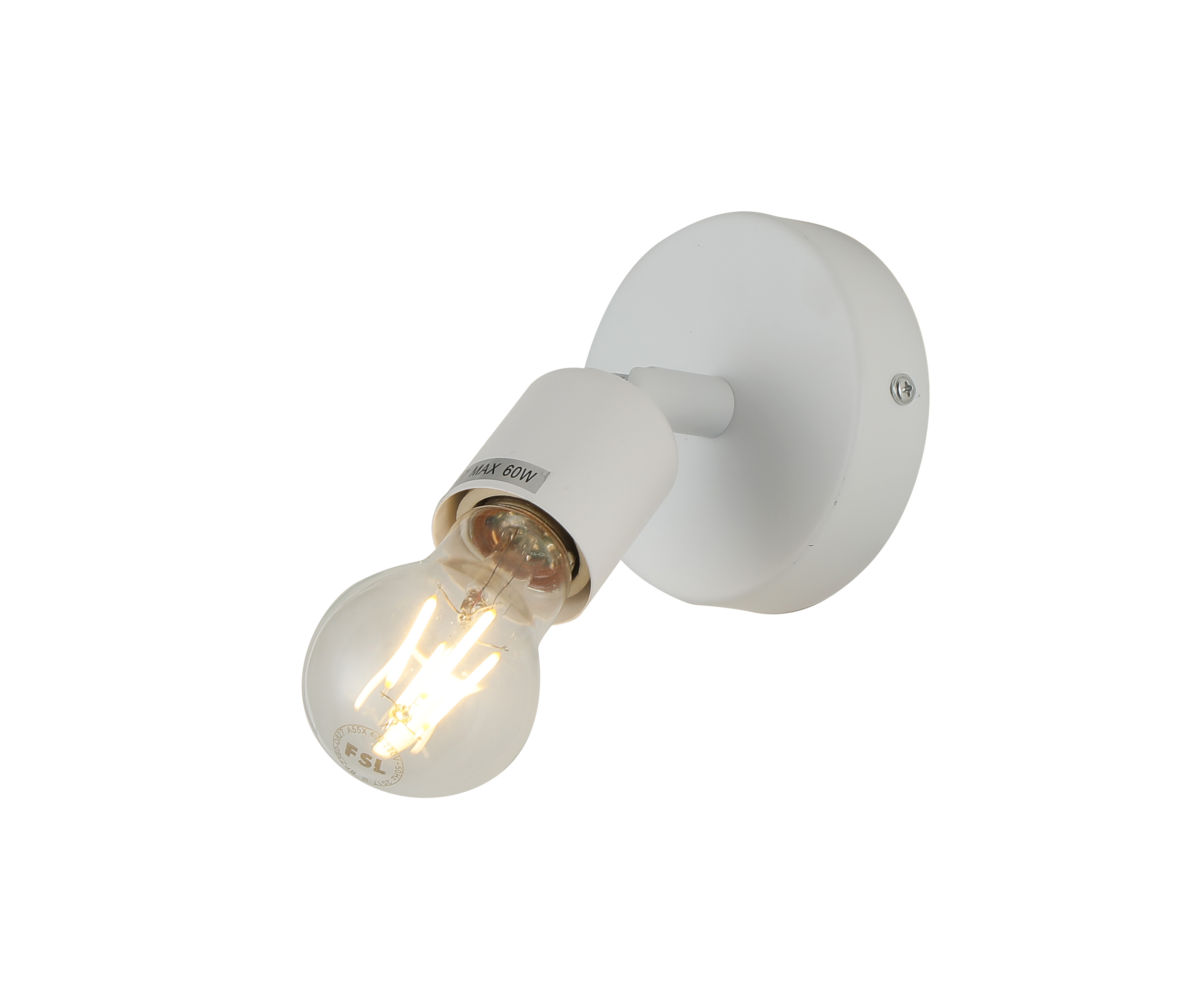 

Бра настенное BORTEN A040-1 White, A040/1WT