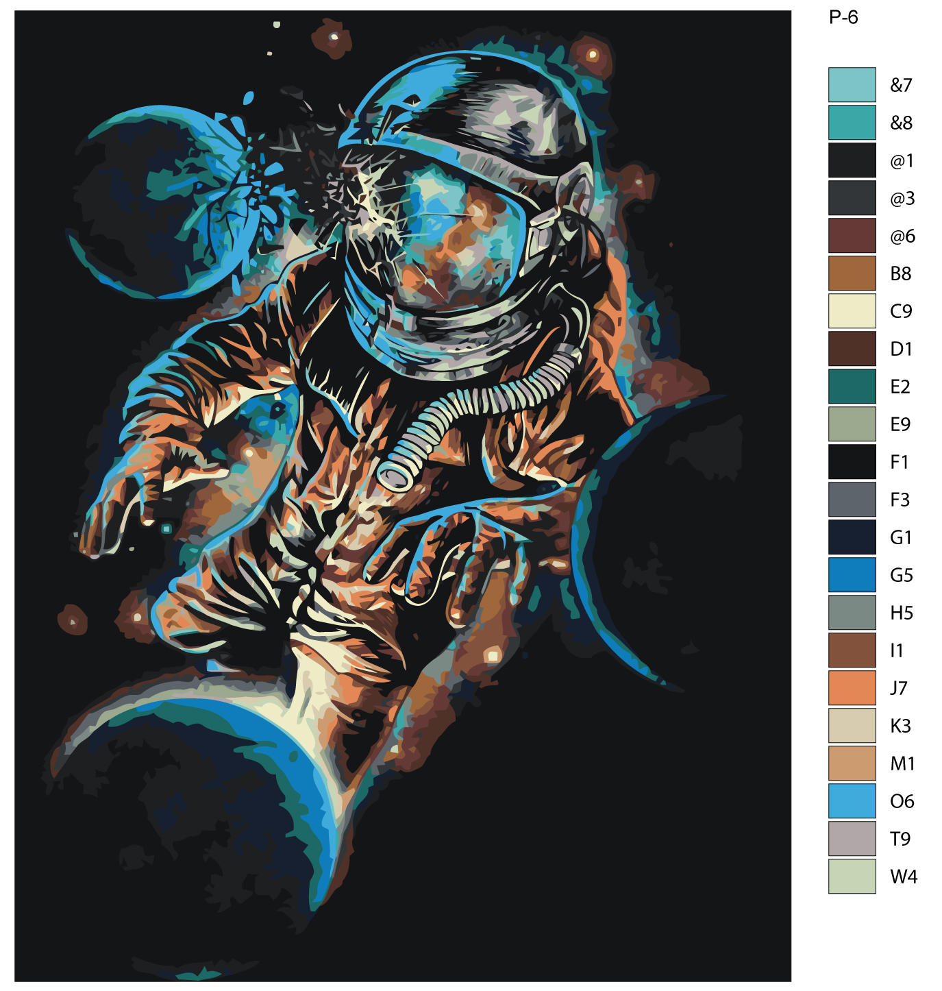 

Картина по номерам, 40 x 50, IIIR-P-6, "Живопись по номерам",, IIIR-P-6