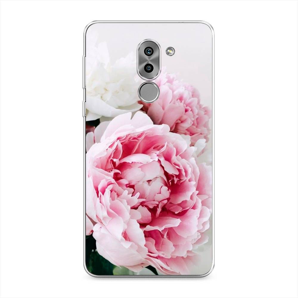 

Чехол на Honor 6X "Розовые и белые пионы", Розовый;белый, 60750-2