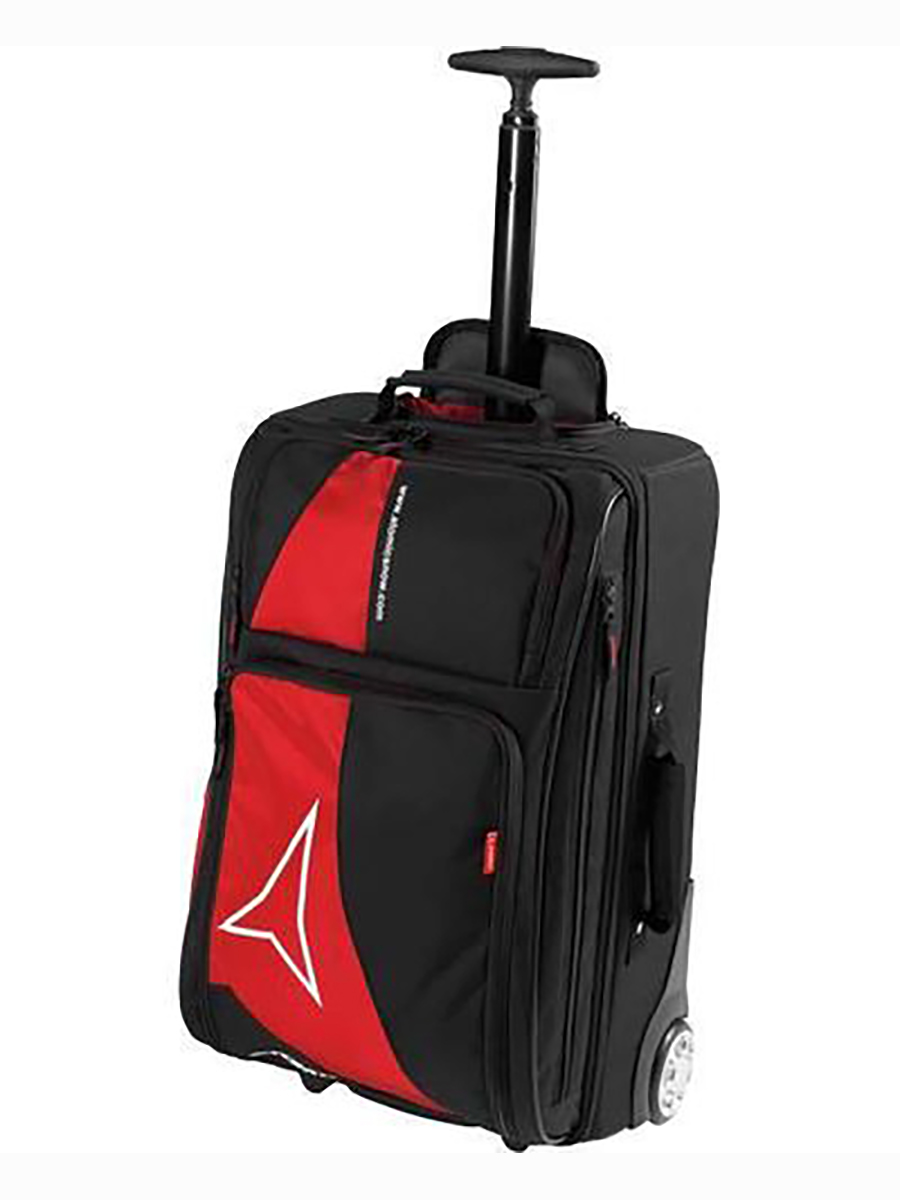 Дорожная сумка унисекс Atomic USB Carry On Wheelie (40L), Black/Red