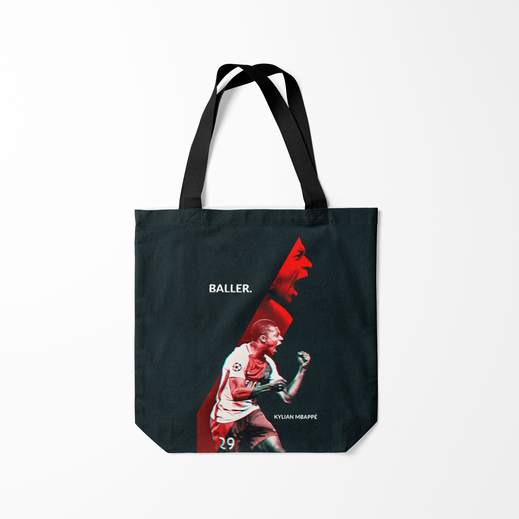 

Сумка шoппер унисекс Burnettie Kylian Mbappe, черный, Kylian Mbappe
