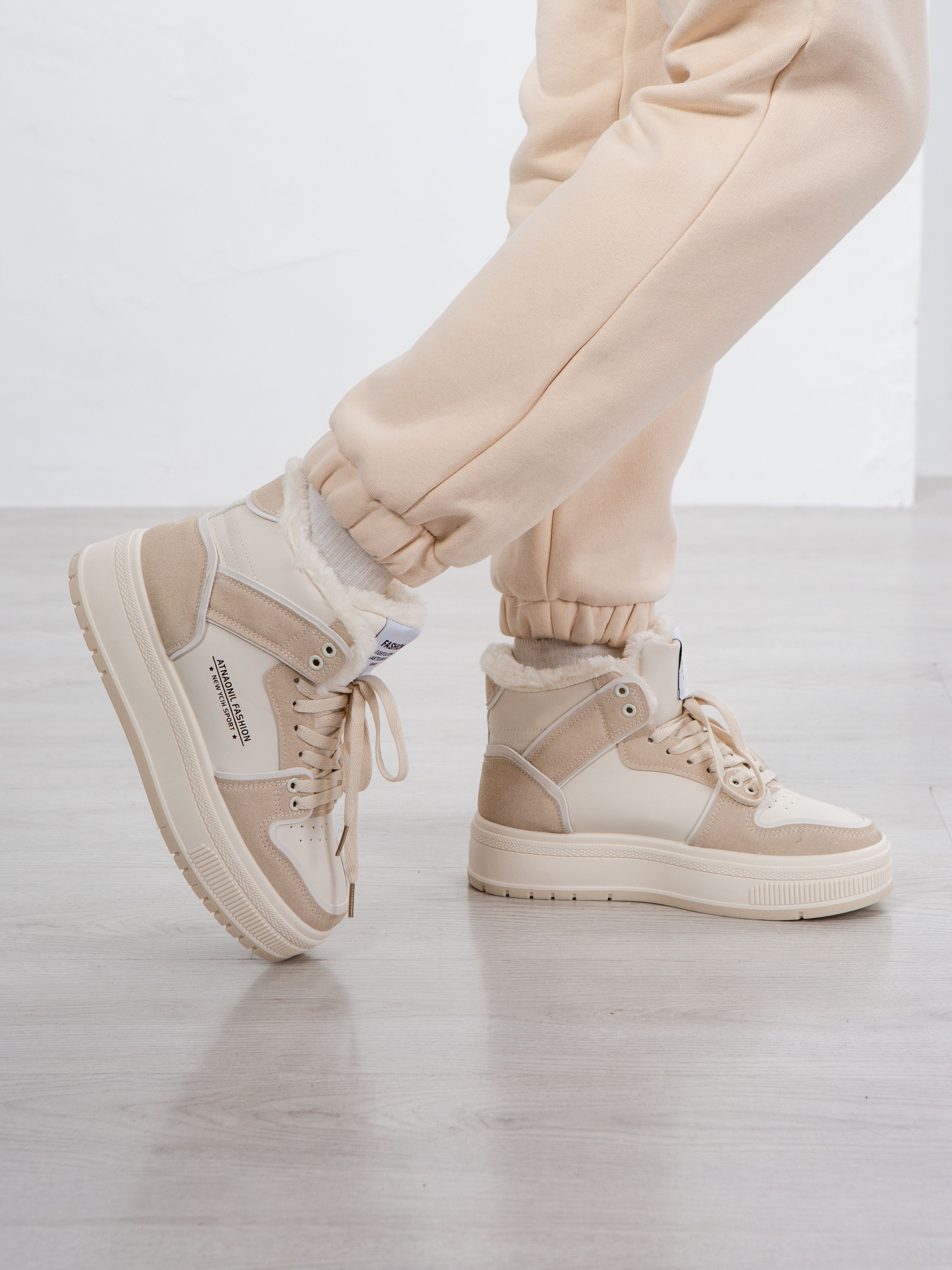 Кеды женские VIDEYA CK810 бежевые 38 EU