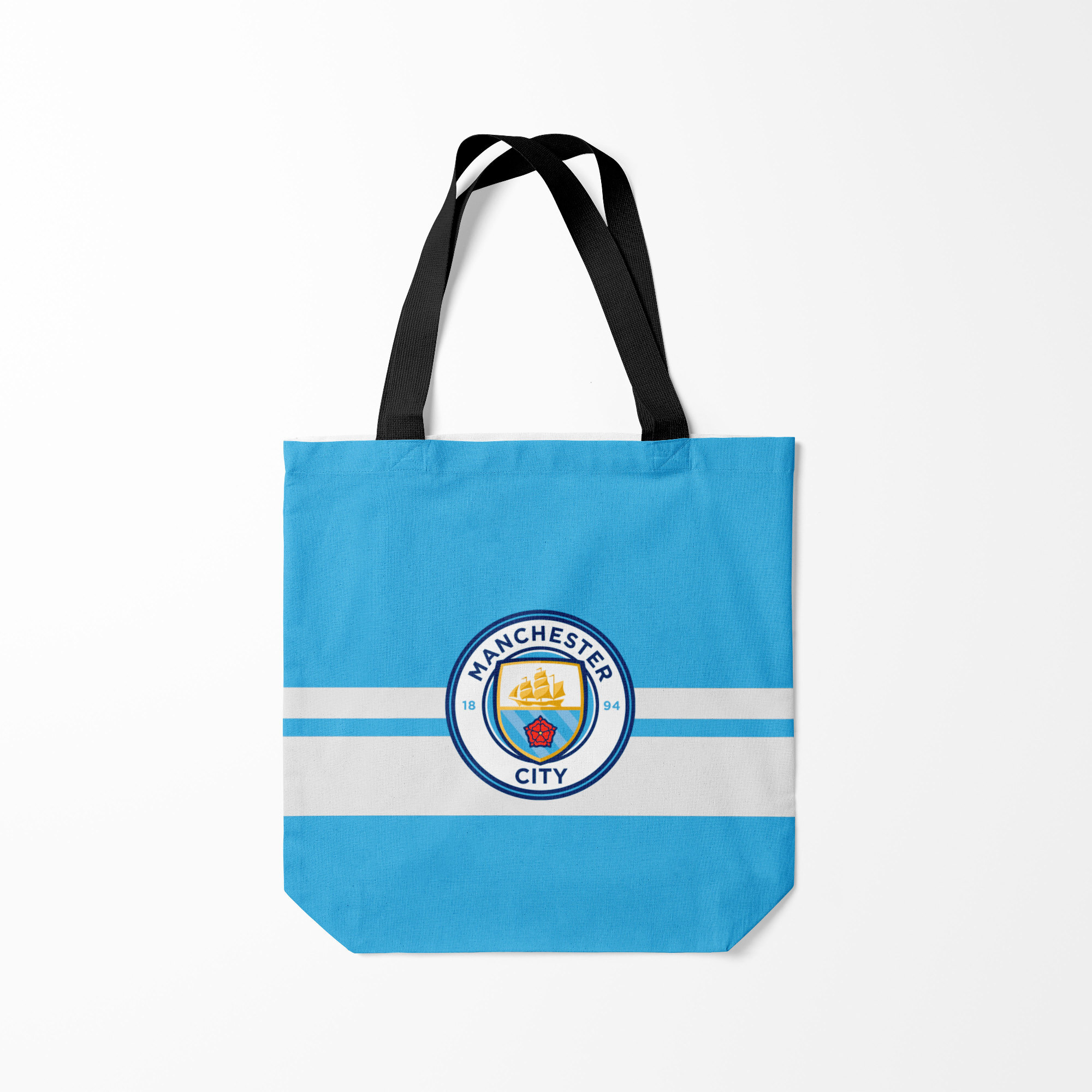 

Сумка шoппер унисекс Burnettie MANCHESTER CITY, голубой, MANCHESTER CITY