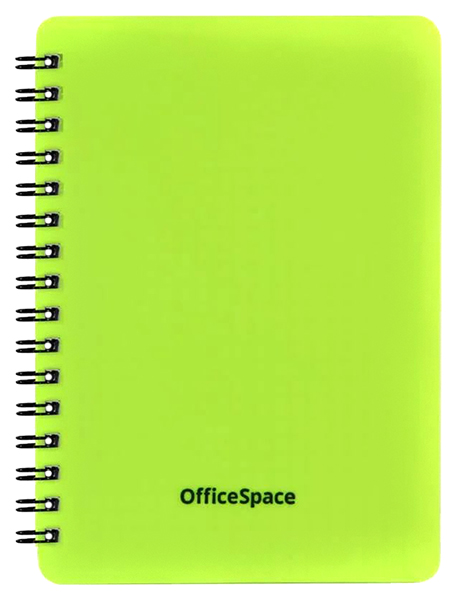 

Записная книжка OfficeSpace Neon 310419, 60 л, А5, салатовая, 892-005