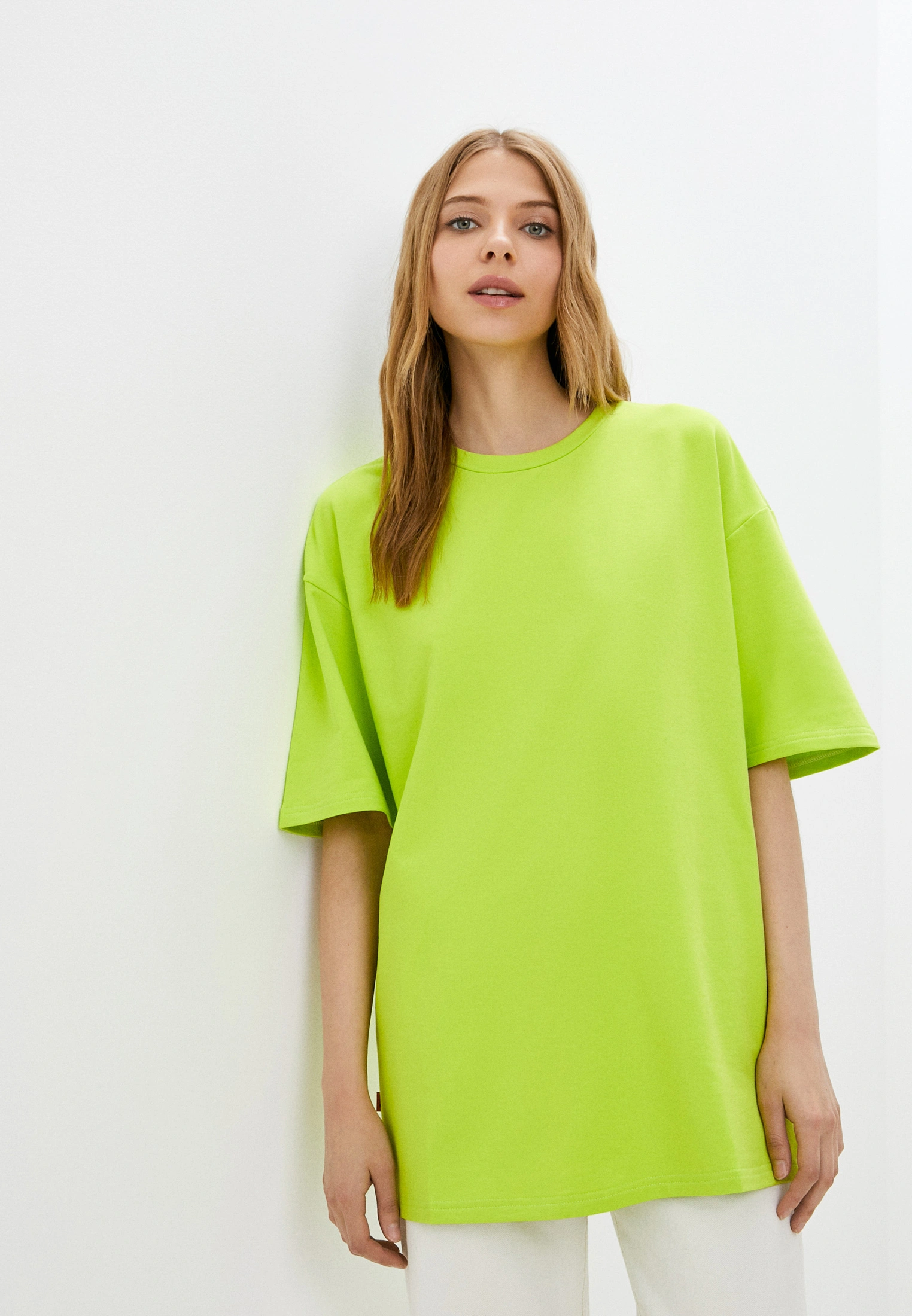 Футболка женская ZAVI oversize желтая 54-56 RU 1990₽
