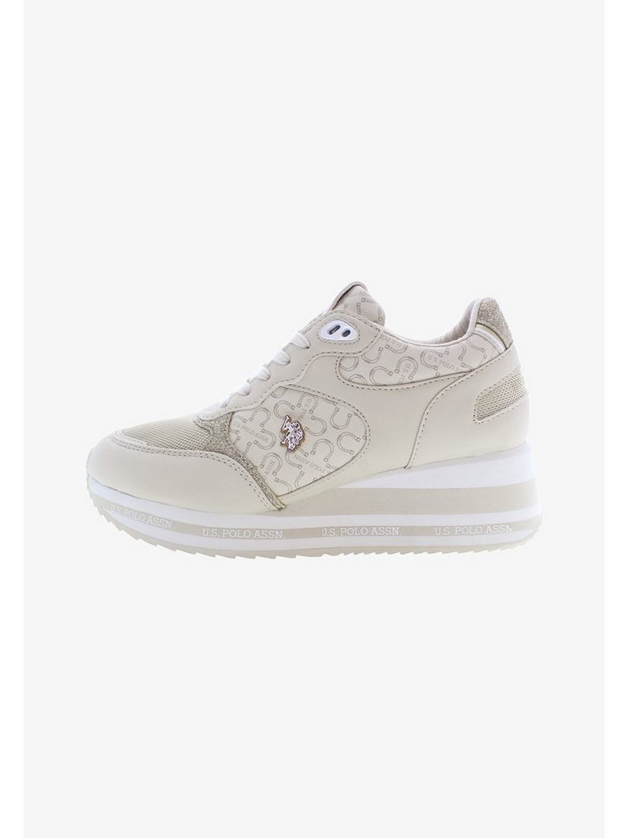 

Кроссовки женские U.S. POLO Assn. ZZO1YAJ42 бежевые 41 EU, Бежевый, ZZO1YAJ42