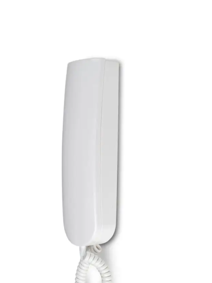 Цифровая трубка домофона Laskomex LM-8D (белая, глянец). ручка кнопка рдк 115 белая