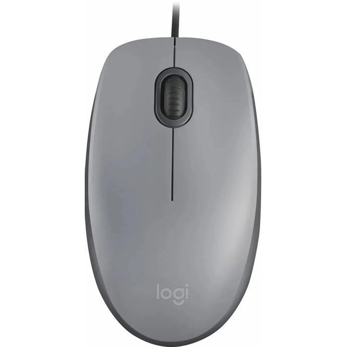 Проводная мышь Logitech M110 серый (10423169)
