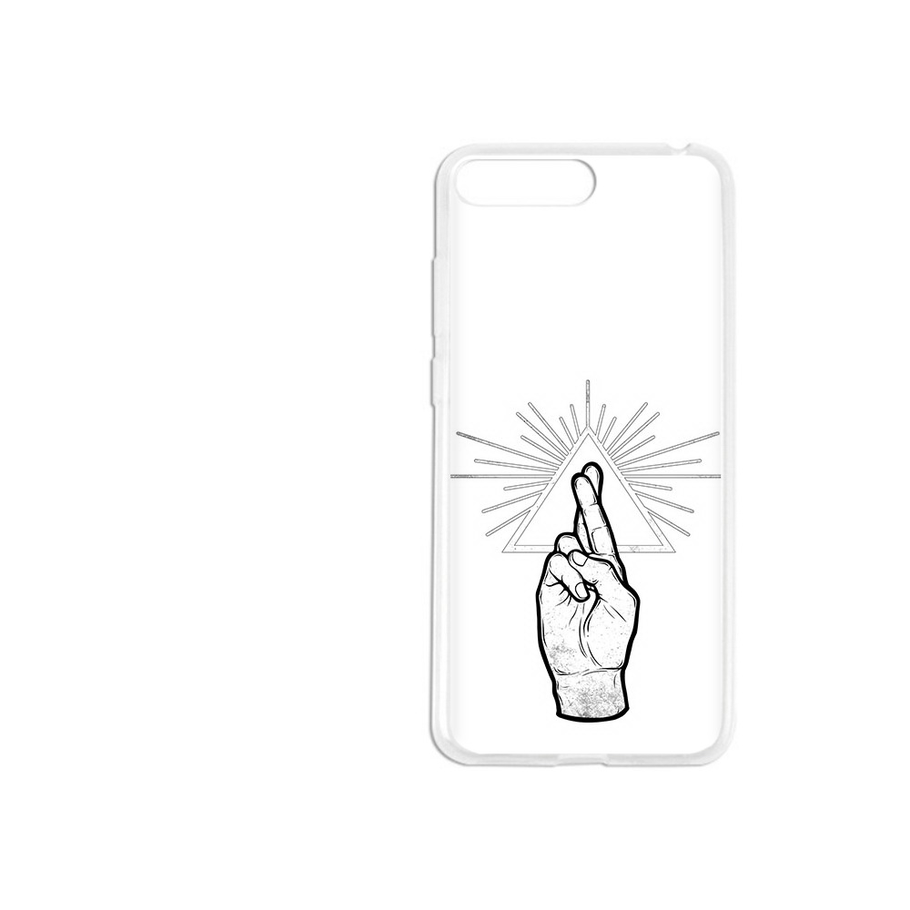 

Чехол MyPads Tocco для Honor 6 Plus черно белая рука (PT11207.67.681), Прозрачный, Tocco