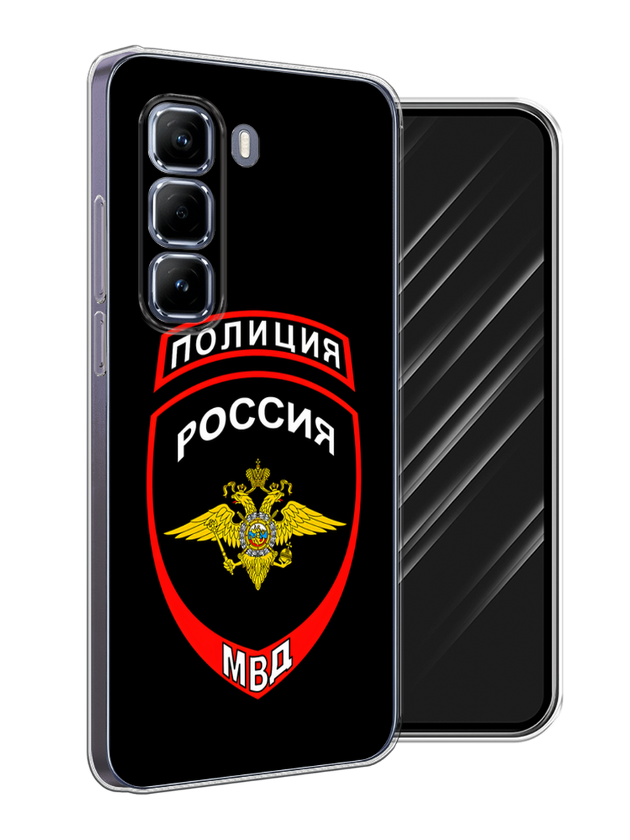 

Чехол Awog на Infinix Hot 50 Pro "Полиция шеврон", Черный;красный;белый, 3106950-1