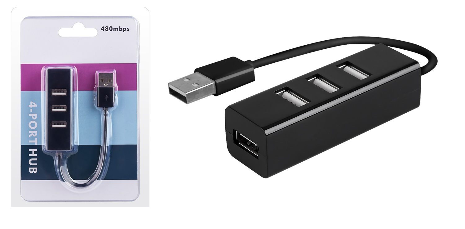 

USB HUB TPU на 3 USB 2.0 порта 480 mbps 15 см. USB-хаб