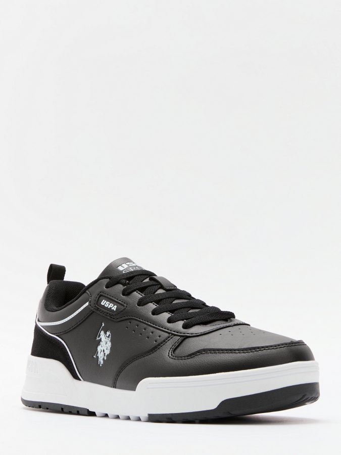 

Кеды мужские U.S. POLO Assn. 101740744 черные 43 EU, Черный, 101740744